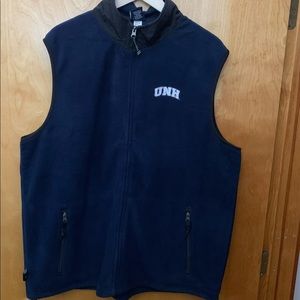 NWT Charles River Apparel Fleece Vest Embroidered University of New Hampshire